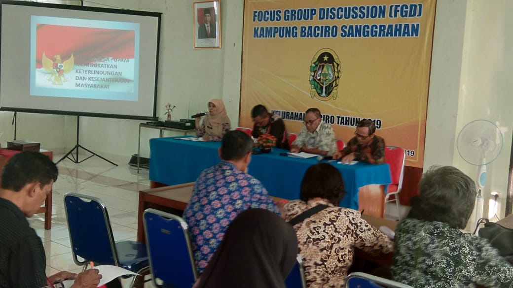 FORUM GROUP DISCUSSION KAMPUNG BACIRO SANGGRAHAN