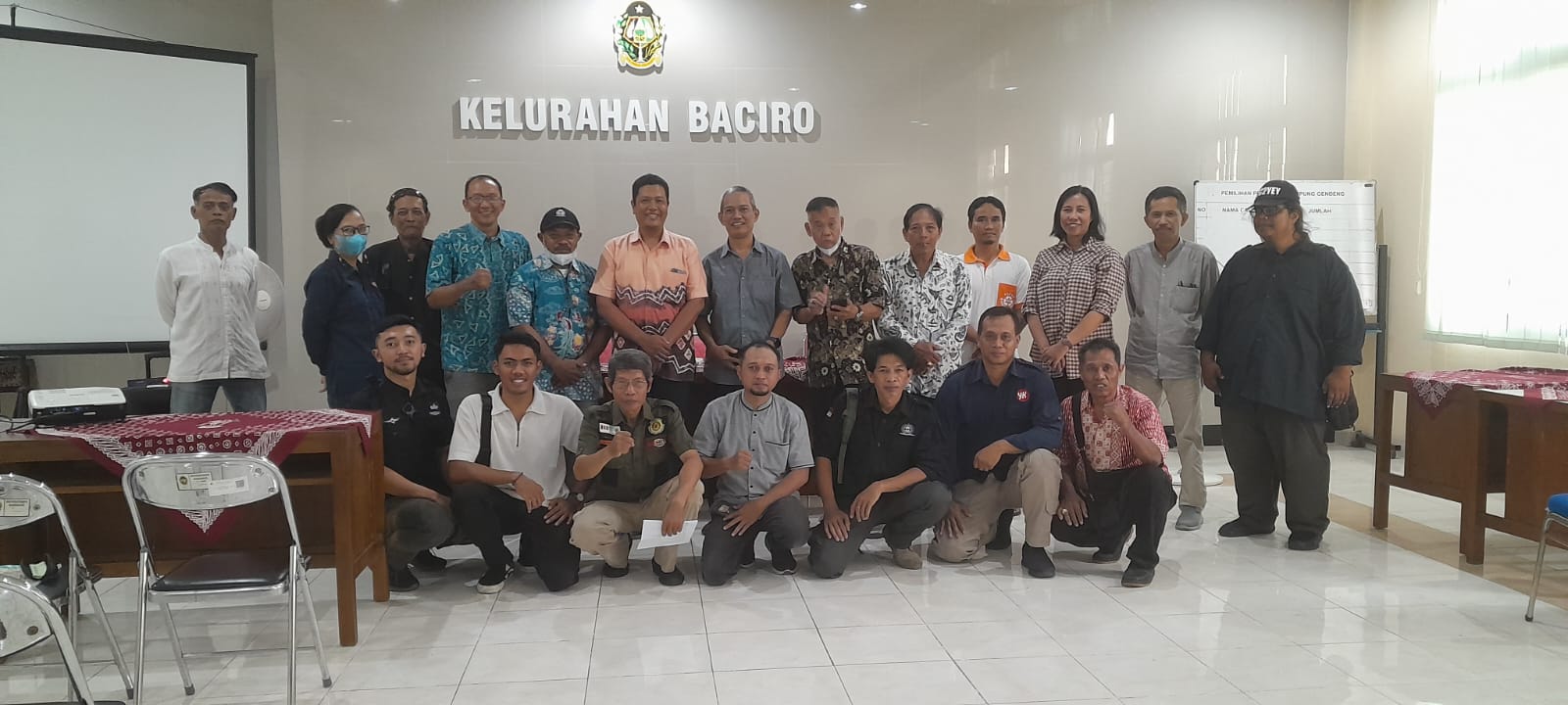 Menjawab Tantangan Kemajuan Dunia Kepariwisataan di Kota Yogyakarta, Kelurahan Baciro Menyelenggarakan Pelatihan Guide.
