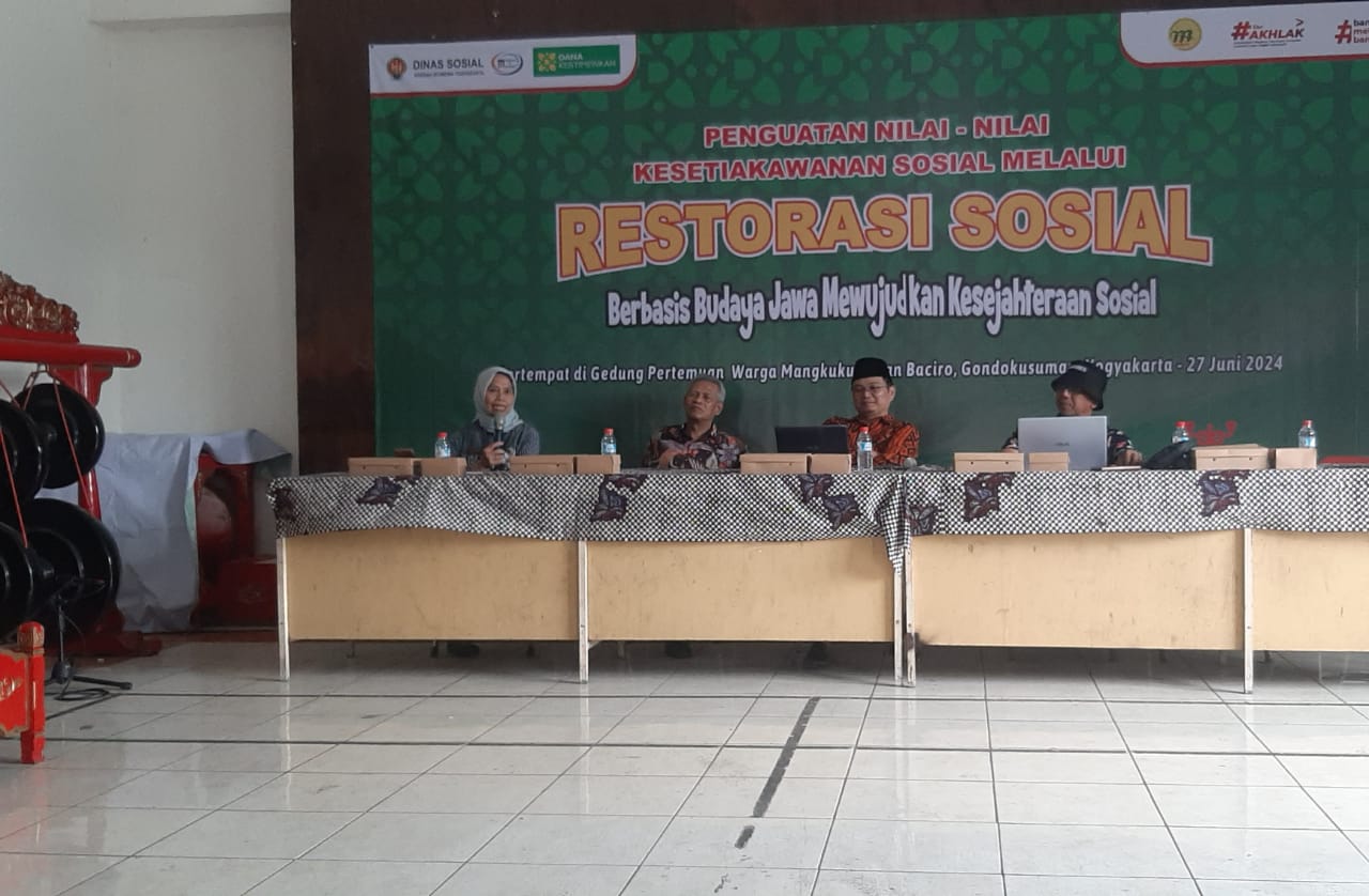 RESTORASI SOSIAL BAGI MASYARAKAT BACIRO