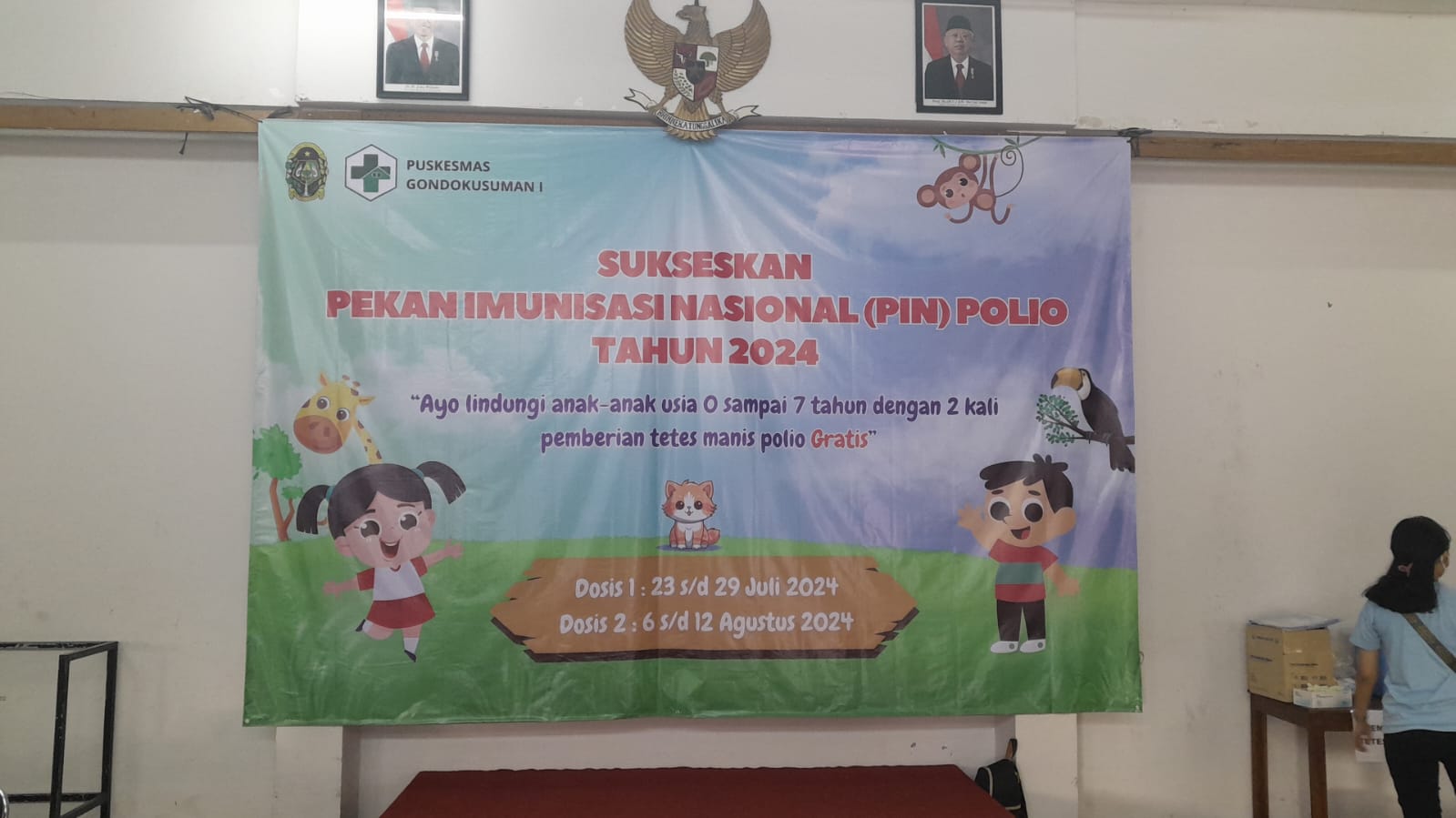 KADER POSYANDU BACIRO DUKUNG PROGRAM PIN POLIO