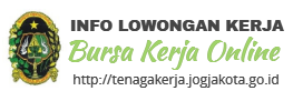 Bursa Kerja Online - Dinas Koperasi UKM Tenaga Kerja dan Transmigrasi Kota Yogyakarta